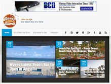 Tablet Screenshot of beachbarbums.com